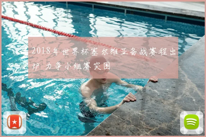 2018年世界杯塞尔维亚备战赛程出炉 力争小组赛突围